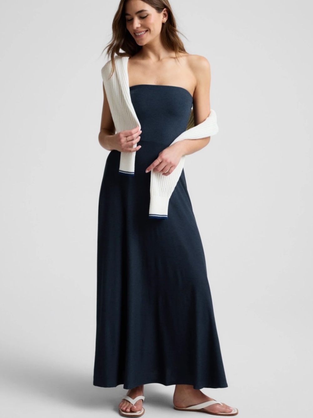 Featherweight Strapless Maxi Dress - Picture 2 of 3